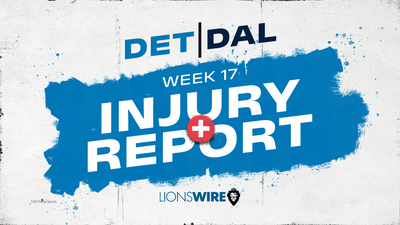 Lions injury report: Kicking off Week 17 in good shape