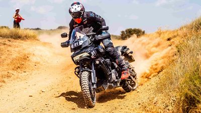 A Harley-Davidson Pan America 1250 Is Running The 2023 Africa Eco Race