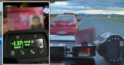 Two P-plate drivers busted at 137kmh lose licences for Christmas