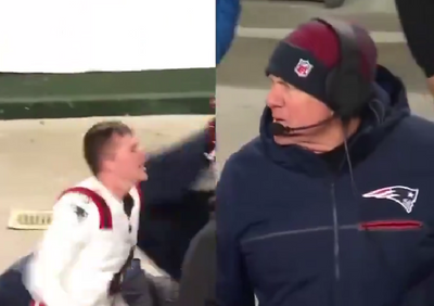 Bill Belichick and Bailey Zappe had completely opposite reactions to Patriots’ game-winning field goal