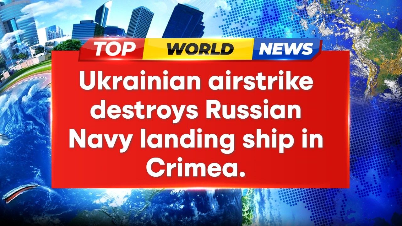 Ukrainian Strike Cripples Russian Warship Morale…