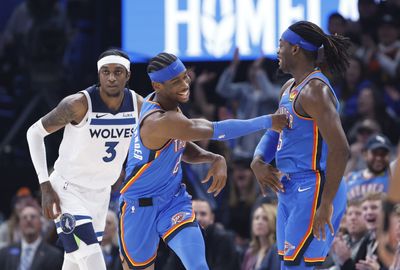 PHOTOS: Best images from Thunder’s 129-106 win over Timberwolves