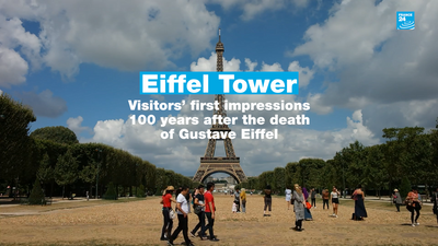 ‘First time I saw it, I cried’: Eiffel Tower moves tourists 100 years after Gustave Eiffel’s death