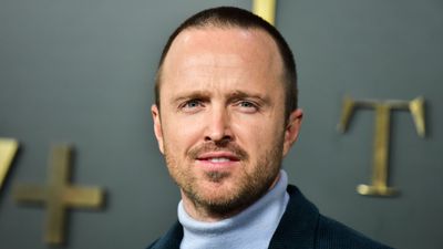 Aaron Paul's modern rustic kitchen features the most stylish unpainted cabinetry we've ever seen