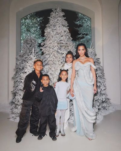 Kim Kardashian and the Joyful Christmas Celebration with Her Elves