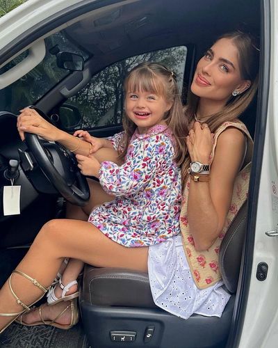 Camila Avella and Daughter Capture Precious Memories On the Go
