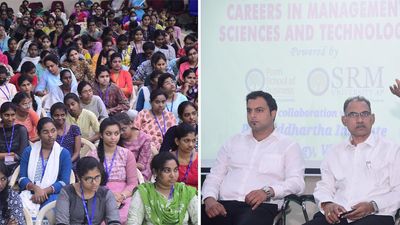 The Hindu FIC and SRM University AP holds seminar for college students