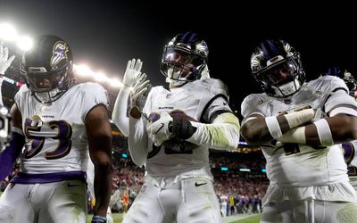 Top photos from Ravens 33-19 win over the 49ers on Christmas night