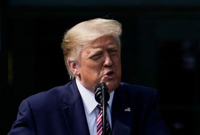 Trump word cloud: Dictatorship, revenge