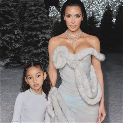 Twinning for Christmas: Kim Kardashian’s Daughter Chicago Is Truly Her Mini-Me