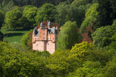 Scottish castle that inspired Walt Disney restored to iconic pink colour