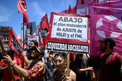Argentines Protest Milei's Economic Reforms