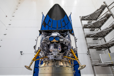 Private Peregrine moon lander is stacked on ULA Vulcan rocket ahead of Jan. 8 launch