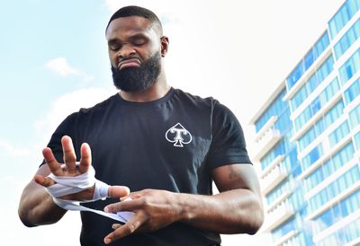 Tyron Woodley says he offered Georges St-Pierre a ‘dumb bag’ to fight, but he declined
