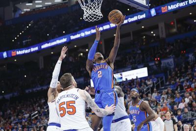PHOTOS: Best images from Thunder’s 129-120 win over Knicks