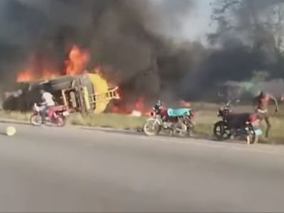 At least 40 killed in Liberian fuel tanker blast, says official
