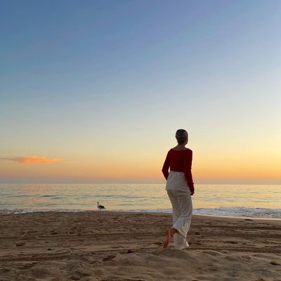 Enjoying the Blissful Beach: Bailee Madison's Serene Escape