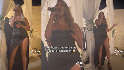 ‘No Class’: A Wedding Singer Has Divided The Internet With Her Outfit Choice In A Viral TikTok