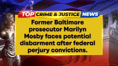 Mosby faces disbarment and multiple charges after perjury conviction