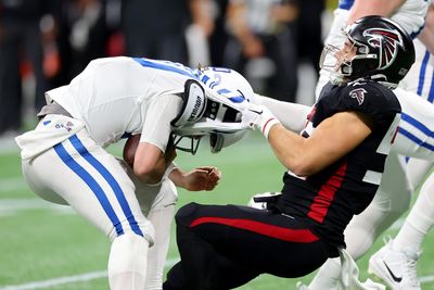 WATCH: Falcons LB Kaden Elliss mic’d up for win over Colts