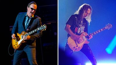 “Joe Bonamassa texted me and said, ‘I know you love that black Les Paul. It’s at Carter Vintage right now. Call them ASAP!’”: Kirk Hammett says he only got his ultra-rare Factory Black ’59 Les Paul thanks to the help of his collector friend