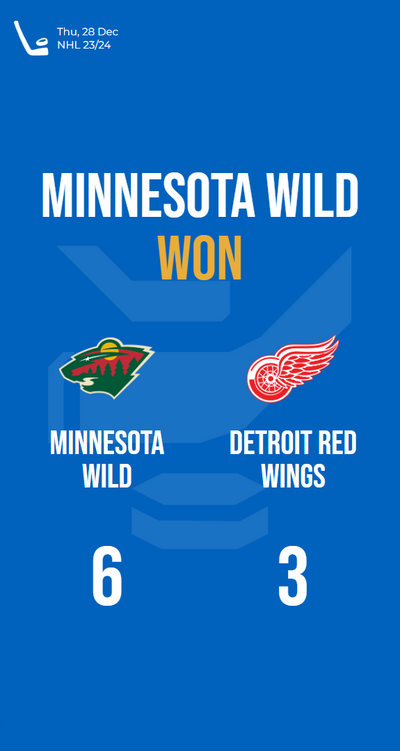 Minnesota Wild triumphs over Detroit Red Wings in high-scoring showdown!