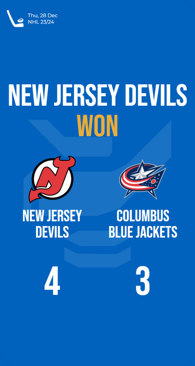 Devilish showdown ends with New Jersey clinching victory against Columbus!