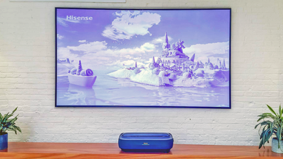 I replaced my TV with this 100-inch 4K laser projector — what I like (and don't like)