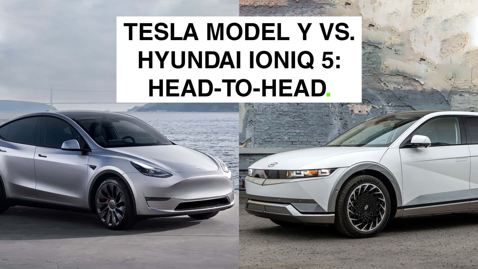 Model y deals vs ioniq 5