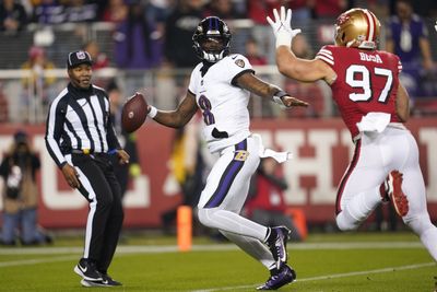 Ravens QB Lamar Jackson reveals what happened on play where referee tripped him in end zone