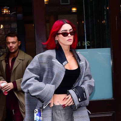 Megan Fox's 'hungover updo' is the perfect New Year's Day style