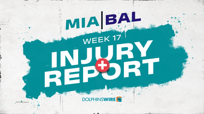 Dolphins-Ravens Thursday injury report ahead of Week 17