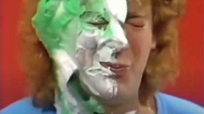 Watch Robert Plant receive a foam pie to the face in 13 minutes of anarchic kids' TV with Cozy Powell