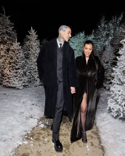Kourtney Kardashian and Travis Barker: Winter Wonderland Love Story