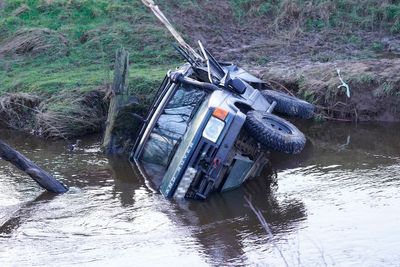 Tractor driver who tried to save three men stuck in 4x4 says they were ‘swept away’ by River Esk