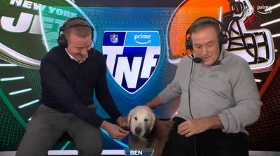Kirk Herbstreit’s Dog, Ben, Joined ‘Thursday Night Football’ Booth, and NFL Fans Loved It