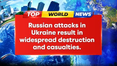 Russian airstrikes devastate Ukraine, causing widespread destruction and casualties