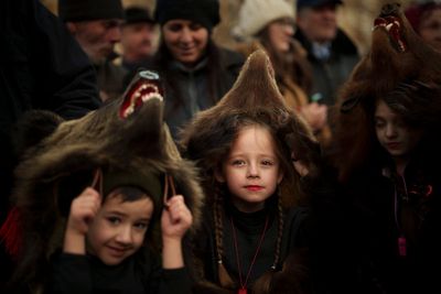 AP PHOTOS: In Romania, hundreds dance in bear skins for festive 'dancing bear festival'