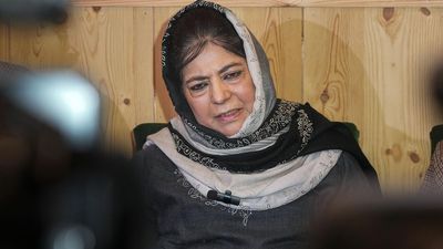 Mehbooba stages sit-in in Poonch, says ‘being stopped’ from meeting victim families