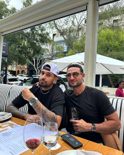 Nick Kyrgios and Friend: Stylish Tales and Authentic Bonds