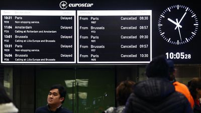 Eurostar trains resume after flooded tunnels force cancellations