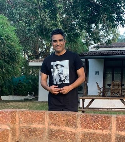 Sanjay Manjrekar's Stylish Black Tee Shines With Musical Appreciation