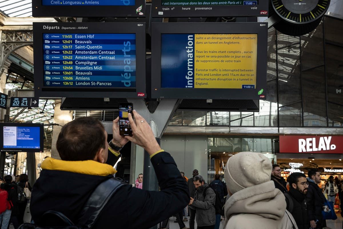 Eurostar cancels trains due to flooding, stranding…