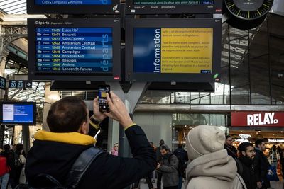 Eurostar cancels trains due to flooding, stranding hundreds of travelers in Paris and London