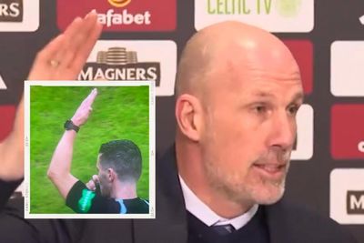 The Nick Walsh hand signal that casts doubt on VAR's Rangers handball narrative