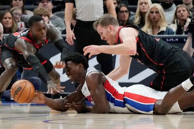 Pistons beat Raptors 129-127 to end NBA record-tying losing streak at 28 games
