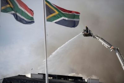 South Africa's Fire-gutted Parliament A Reminder Of Country's Woes