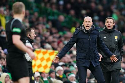 Rangers manager questions why referee failed to show Celtic players second yellows