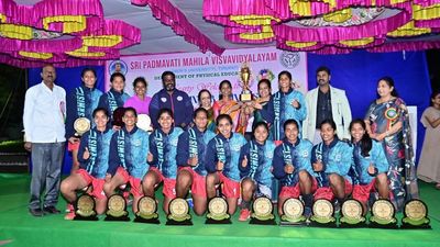 SRM University bags the cup at Women’s Volleyball Tournament in Tirupati