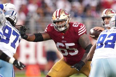 49ers inactives: Aaron Banks, Ambry Thomas both in vs. Commanders